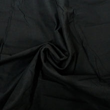 Load image into Gallery viewer, 100% Cotton Solid Quilting Fabric, Black, (3 Yards Cut)