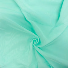 Load image into Gallery viewer, (3 Yards Cut) Fine Chiffon Fabric, Aqua