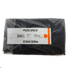 Load image into Gallery viewer, (3 Yards Cut) Fine Chiffon Fabric, Black