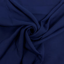 Load image into Gallery viewer, (3 Yards Cut) Fine Chiffon Fabric, Navy