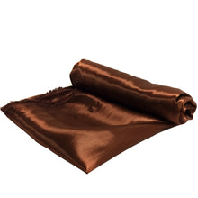 Load image into Gallery viewer, (3 Yards Cut) Special Occasion Costume Satin, Chocolate
