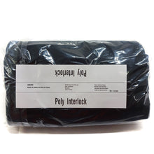 Load image into Gallery viewer, (3 Yards Cut) Soft Fashion Poly Knit Interlock Fabric, Black