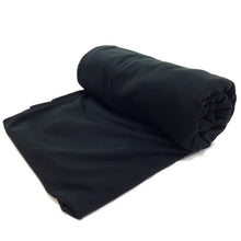 Load image into Gallery viewer, (3 Yards Cut) Soft Fashion Poly Knit Interlock Fabric, Black