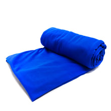 Load image into Gallery viewer, (3 Yards Cut) Soft Fashion Poly Knit Interlock Fabric, Cobalt
