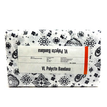 Load image into Gallery viewer, (3 Yards Cut) Poly Cotton Bandana Print Fabric, White