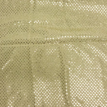 Load image into Gallery viewer, (3 Yards Cut) Spangle Sequin Glitter Knit Fabric, Gold