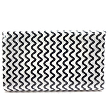 Load image into Gallery viewer, (3 Yards Cut) Soft Poly Cotton Geometric Print Fabric, White/Black