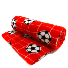 Load image into Gallery viewer, Soccer Ball Anti-Pill Fleece, (2 Yards cut)
