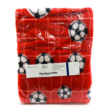 Load image into Gallery viewer, Soccer Ball Anti-Pill Fleece, (2 Yards cut)