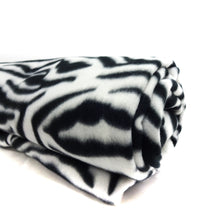 Load image into Gallery viewer, Zebra Print Anti-Pill Fleece, (2 Yards cut)