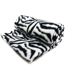 Load image into Gallery viewer, Zebra Print Anti-Pill Fleece, (2 Yards cut)