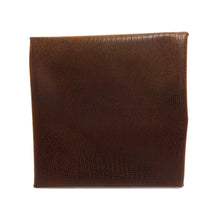 Load image into Gallery viewer, Faux Leather Upholstery Fabric, Alligator Print, Brown
