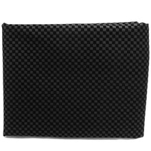 Load image into Gallery viewer, Faux Leather Upholstery Fabric, Checkers Print, Black