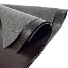 Load image into Gallery viewer, Faux Leather Upholstery-Home Decor Solid Fabric, Brown
