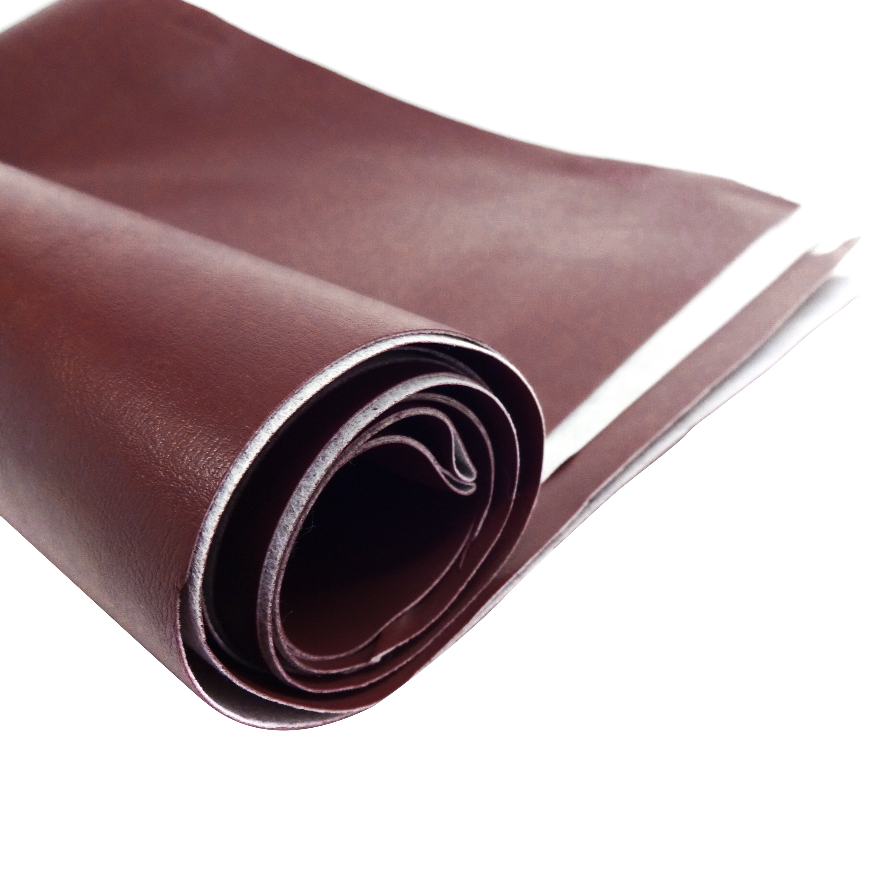 Faux Leather Upholstery-Home Decor Solid Fabric, Burgundy – Shason Textile