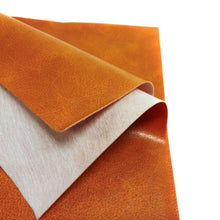 Load image into Gallery viewer, Faux Leather Upholstery-Home Decor Solid Fabric, Caramel