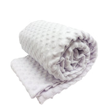 Load image into Gallery viewer, (2 Yards Cut) Soft Puffy Dot Fleece, White