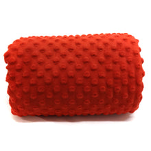 Load image into Gallery viewer, (2 Yards Cut) Soft Puffy Dot Fleece, Red