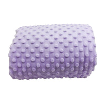 Load image into Gallery viewer, (2 Yards Cut) Soft Puffy Dot Fleece, Lilac