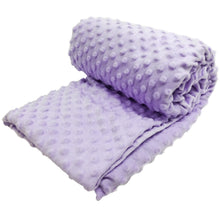 Load image into Gallery viewer, (2 Yards Cut) Soft Puffy Dot Fleece, Lilac