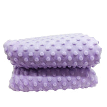 Load image into Gallery viewer, (2 Yards Cut) Soft Puffy Dot Fleece, Lilac