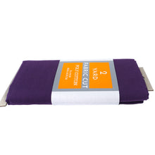 Load image into Gallery viewer, (2 Yards Cut) Craft Quilting Poly Cotton Fabric, Purple