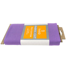 Load image into Gallery viewer, (2 Yards Cut) Craft Quilting Poly Cotton Fabric, Lilac