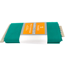 Load image into Gallery viewer, (2 Yards Cut) Craft Quilting Poly Cotton Fabric, Teal