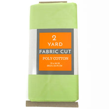Load image into Gallery viewer, (2 Yards Cut) Craft Quilting Poly Cotton Fabric, Mint