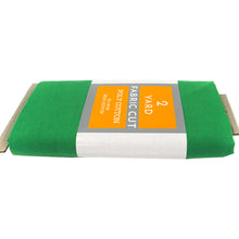 Load image into Gallery viewer, (2 Yards Cut) Craft Quilting Poly Cotton Fabric, Kelly