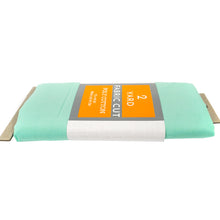Load image into Gallery viewer, (2 Yards Cut) Craft Quilting Poly Cotton Fabric, Aqua