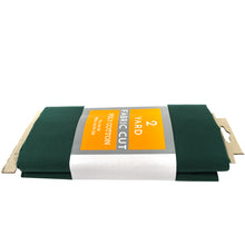 Load image into Gallery viewer, (2 Yards Cut) Craft Quilting Poly Cotton Fabric, Hunter Green