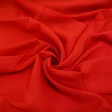 Load image into Gallery viewer, (3 Yards Cut) Fine Chiffon Fabric, Red