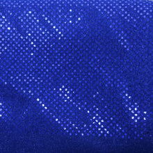 Load image into Gallery viewer, (3 Yards Cut) Spangle Sequin Glitter Knit Fabric, Cobalt