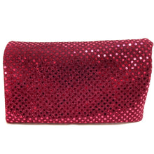 Load image into Gallery viewer, (3 Yards Cut) Spangle Sequin Glitter Knit Fabric, Hot Pink
