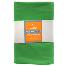 Load image into Gallery viewer, (4 Yards Cut) Craft Quilting Poly Cotton Fabric, Green