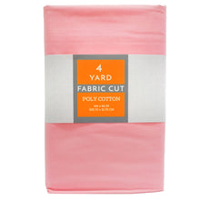 Load image into Gallery viewer, (4 Yards Cut) Craft Quilting Poly Cotton Fabric, Light Pink