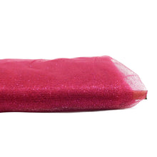 Load image into Gallery viewer, (10 Yards Cut) Polymesh Glitter Precut Fabric for Quilting Projects and Sewing, Hot Pink