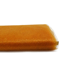 Load image into Gallery viewer, (10 Yards Cut) Polymesh Glitter Precut Fabric for Quilting Projects and Sewing, Orange