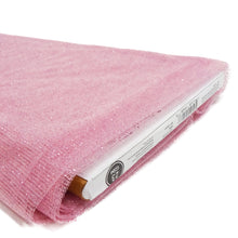 Load image into Gallery viewer, (10 Yards Cut) Polymesh Glitter Precut Fabric for Quilting Projects and Sewing, Pink