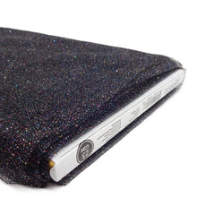 Load image into Gallery viewer, (10 Yards Cut) Polymesh Glitter Precut Fabric for Quilting Projects and Sewing, Black