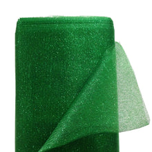 Load image into Gallery viewer, (10 Yards Cut) Polymesh Glitter Precut Fabric for Quilting Projects and Sewing, Kelly