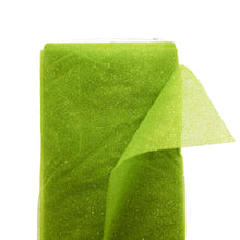 Load image into Gallery viewer, (10 Yards Cut) Polymesh Glitter Precut Fabric for Quilting Projects and Sewing, Lime Green