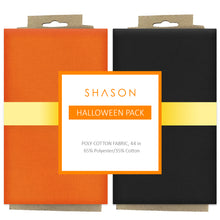 Load image into Gallery viewer, Shason Textile (3 Yards) Pack of 2 Poly Cotton Theme Bundle for Crafts and Projects, Halloween Pack