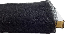 Load image into Gallery viewer, (3 Yards Cut) Polymesh Glitter Precut Fabric for Quilting Projects and Sewing, Black