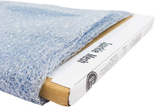 Load image into Gallery viewer, (3 Yards Cut) Polymesh Glitter Precut Fabric for Quilting Projects and Sewing, Light Blue