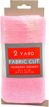 Load image into Gallery viewer, (2 Yards Cut) 58"/60" Wide Iridescent Organza Fabric by The Yard, Pink