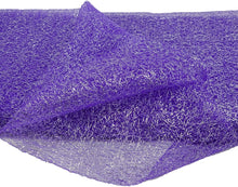 Load image into Gallery viewer, (3 Yards Cut) Polymesh Glitter Precut Fabric for Quilting Projects and Sewing, Purple