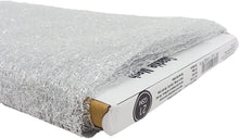 Load image into Gallery viewer, (3 Yards Cut) Polymesh Glitter Precut Fabric for Quilting Projects and Sewing, Silver