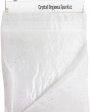 Load image into Gallery viewer, Sparkle Crystal Sheer Organza 58"/60" Wide Fabric by The Yard, White